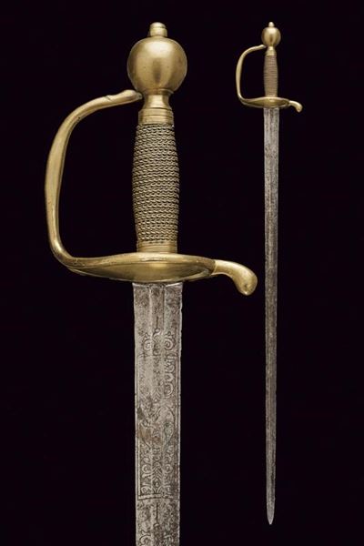 Spada da ufficiale di cavalleria, modello 1734, Francia