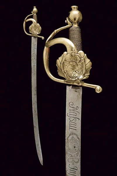 Sciabola 'Nassau Infanterie', Francia