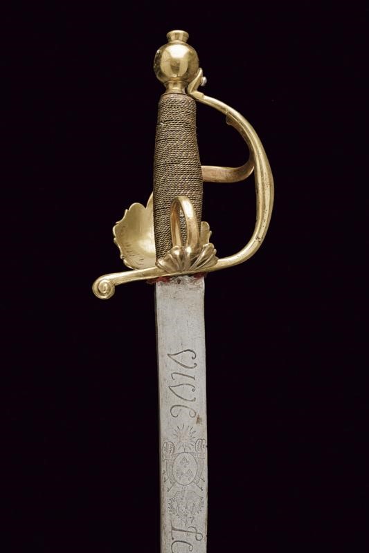 Sciabola 'Nassau Infanterie', Francia
