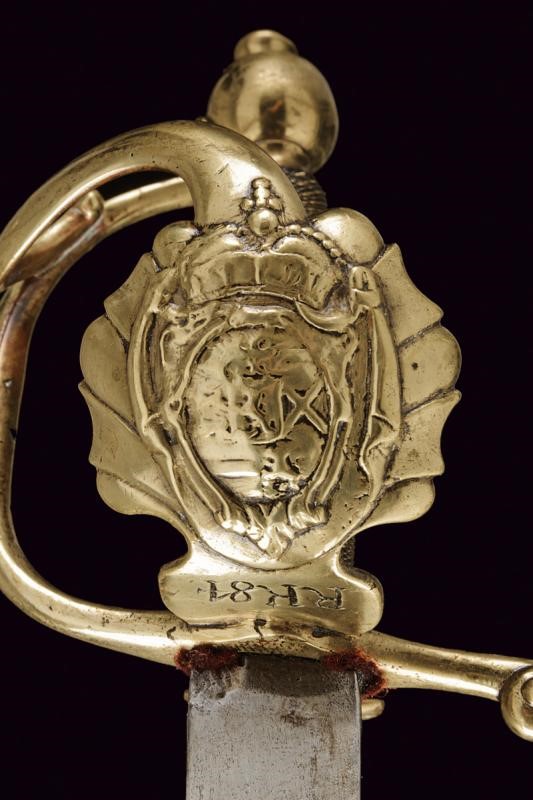 Sciabola 'Nassau Infanterie', Francia