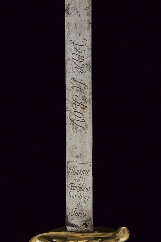 Spada da ufficiale 'Marechaussee de Provence', modello 1783, Parigi