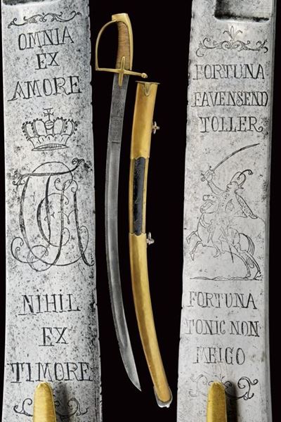 Sciabola da ussaro del Principato di Ansbach e Bayreuth, 1757-1791