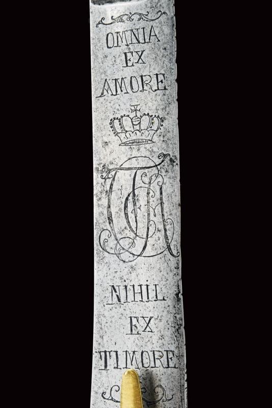 Sciabola da ussaro del Principato di Ansbach e Bayreuth, 1757-1791