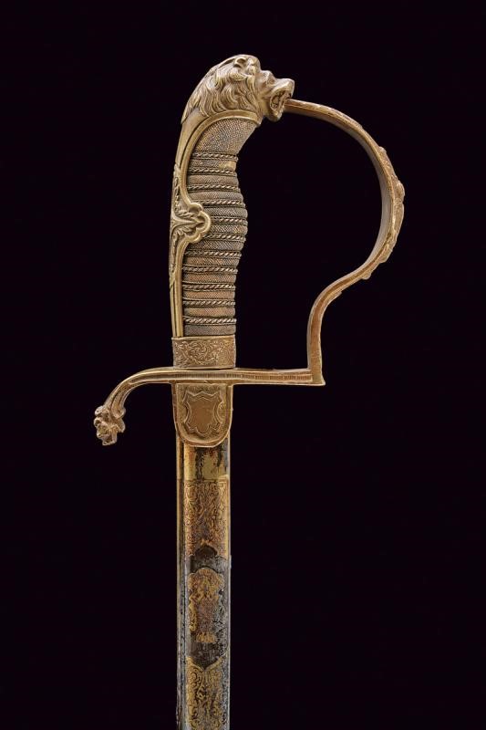 Sciabola da ufficiale d'artiglieria, Sassonia