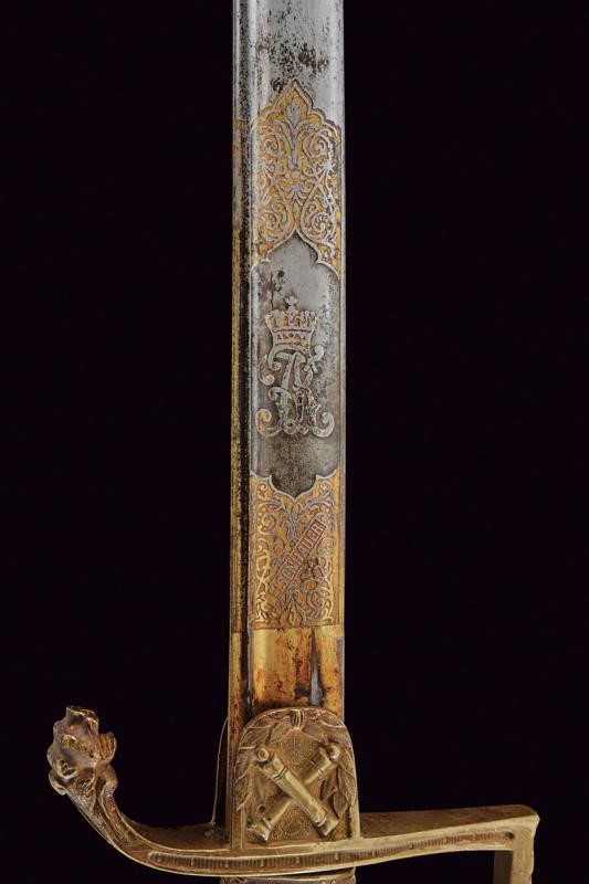 Sciabola da ufficiale d'artiglieria, Sassonia