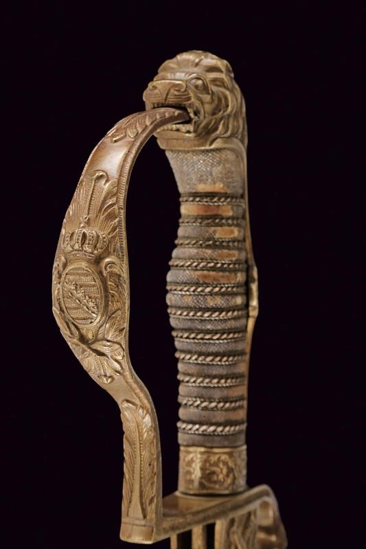 Sciabola da ufficiale d'artiglieria, Sassonia