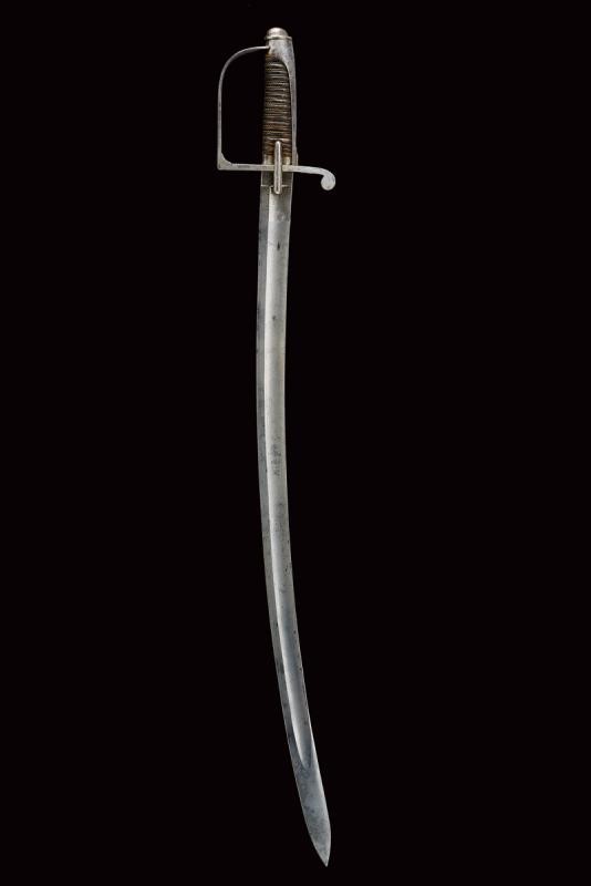 Sciabola da ufficiale di artiglieria a cavallo, modello 1833, Regno di Sardegna