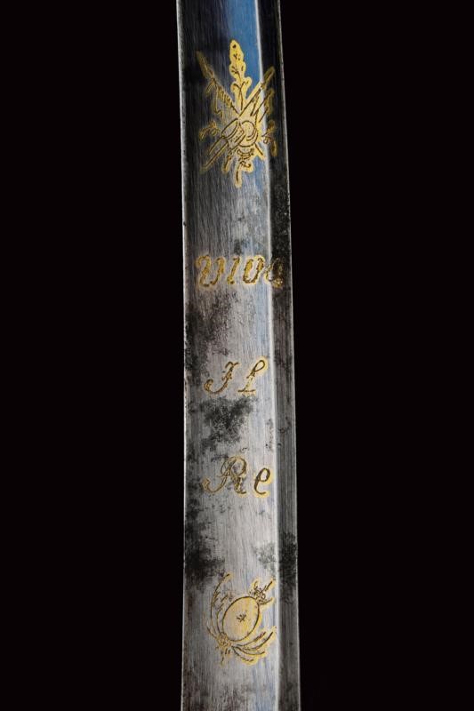 Sciabola da ufficiale di fanteria Mod. 1819, Regno di Sardegna