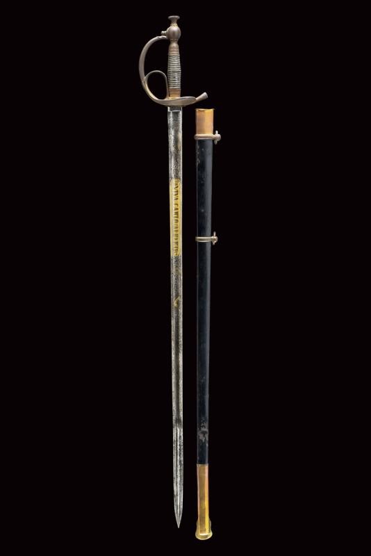 Spada Albertina Modello 1833, Regno di Sardegna