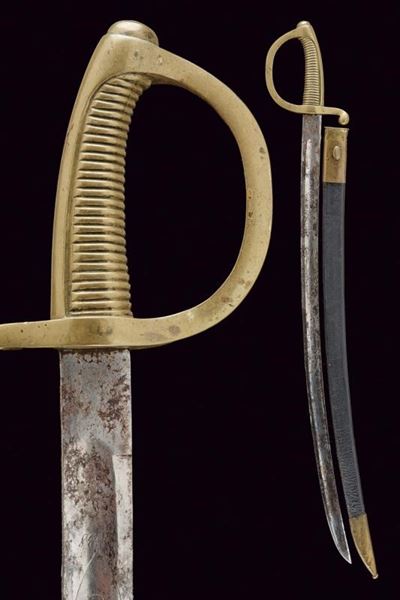Sciabola da sottufficiale di fanteria, Regno delle Due Sicilie, 1838