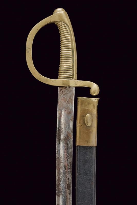Sciabola da sottufficiale di fanteria, Regno delle Due Sicilie, 1838