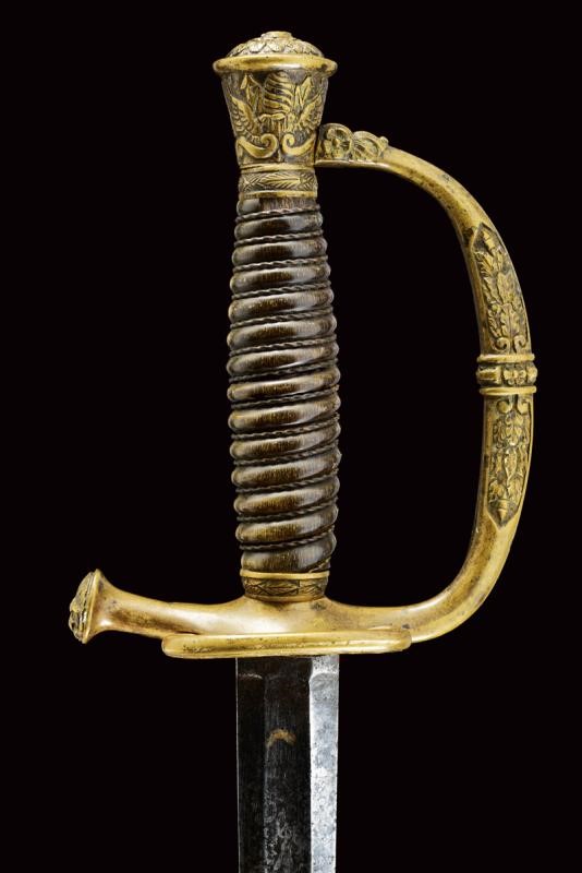 Spada da ufficiale superiore, Regno delle Due Sicilie, modello 1850