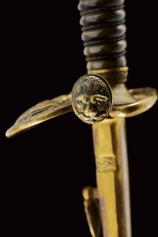 Spada da ufficiale superiore, Regno delle Due Sicilie, modello 1850
