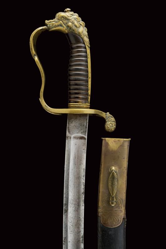 Regno delle Due Sicilie, Sciabola modello 1829 da ufficiale subalterno