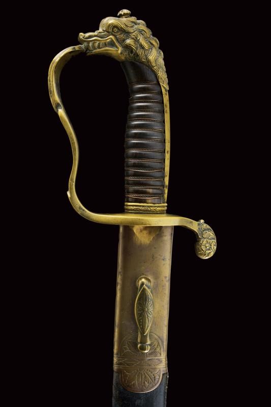 Regno delle Due Sicilie, Sciabola modello 1829 da ufficiale subalterno