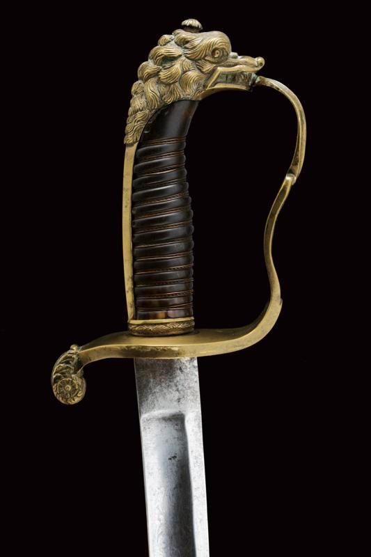 Regno delle Due Sicilie, Sciabola modello 1829 da ufficiale subalterno