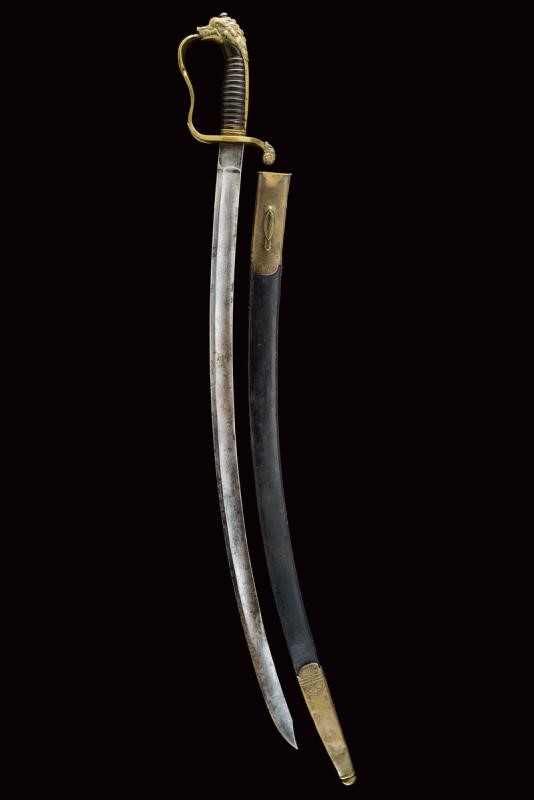 Regno delle Due Sicilie, Sciabola modello 1829 da ufficiale subalterno
