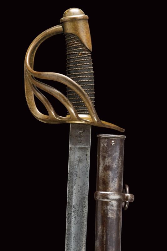 Regno delle Due Sicilie, Spada da truppa dei reggimenti dei dragoni, 1838