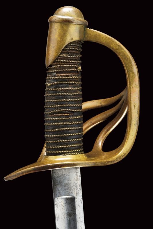 Regno delle Due Sicilie, Spada da truppa dei reggimenti dei dragoni, 1838