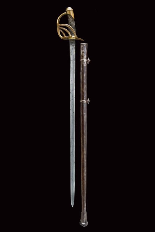 Regno delle Due Sicilie, Spada da truppa dei reggimenti dei dragoni, 1838