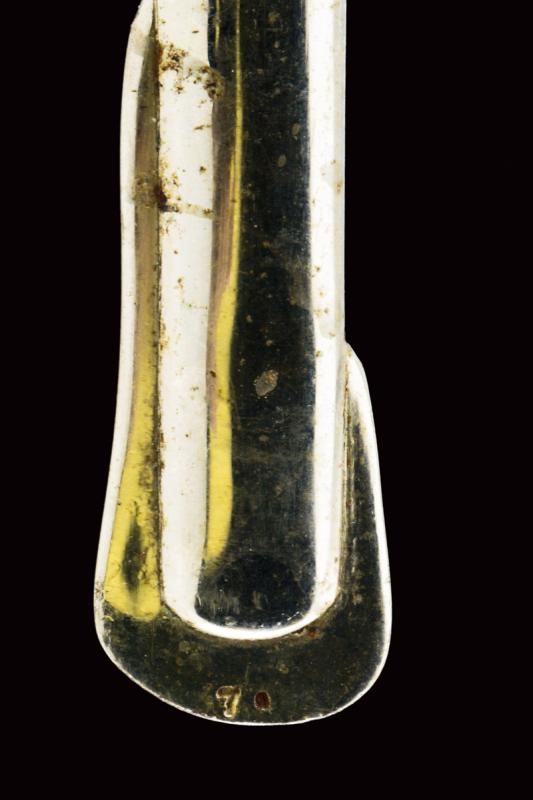 Sciabola da ufficiale della Guardia Nobile, epoca Papa Leone XIII, Stato Città del Vaticano