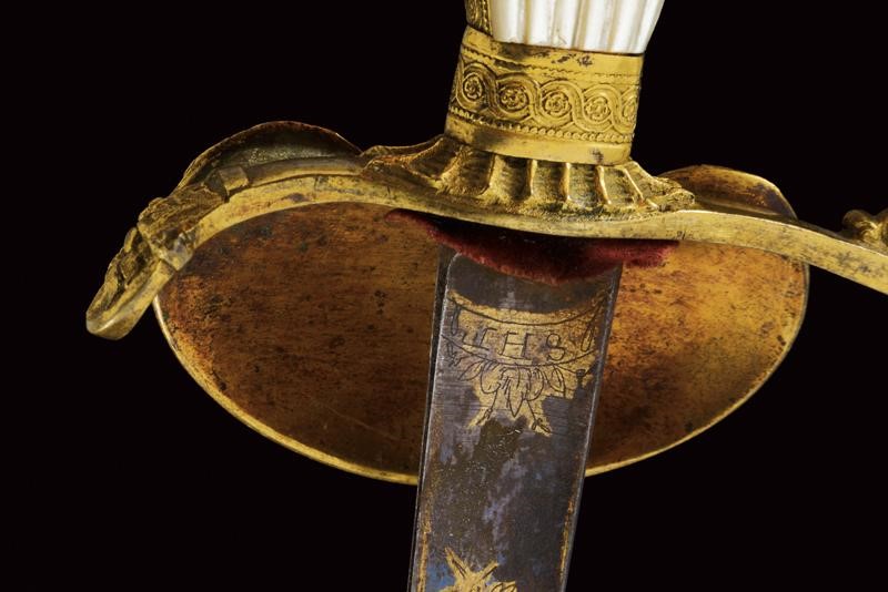 Spadino da corte, epoca di Luigi Filippo, Francia