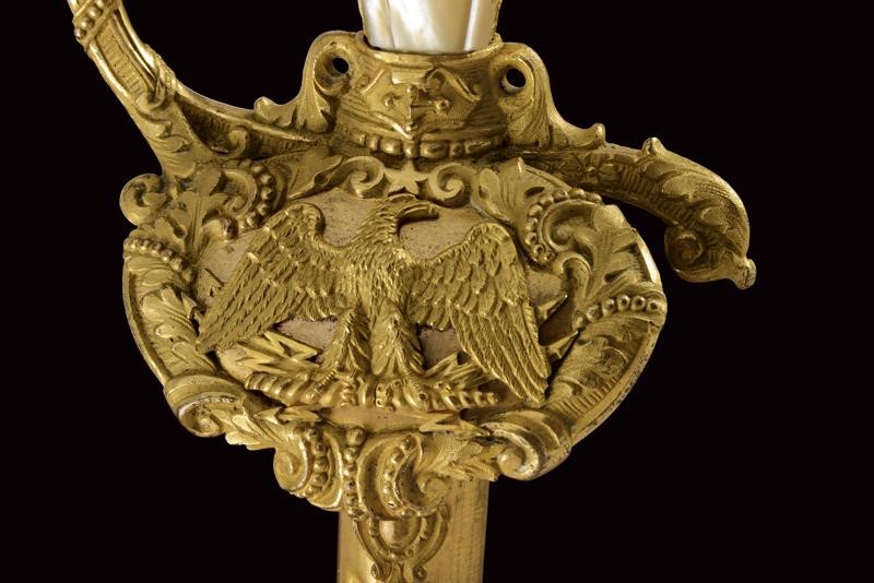 Spadino da ufficiale, Francia, epoca Secondo Impero