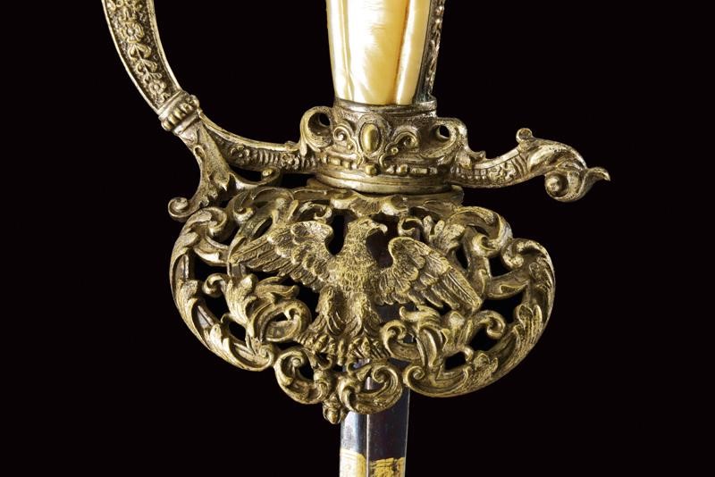Spadino da corte, epoca Secondo Impero, Francia