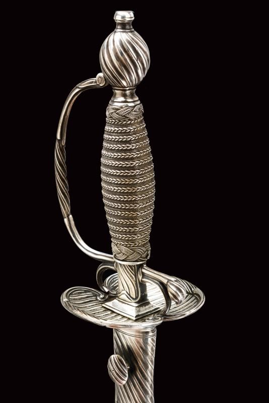 Spadino da ufficiale superiore, modello 1774, Regno di Sardegna