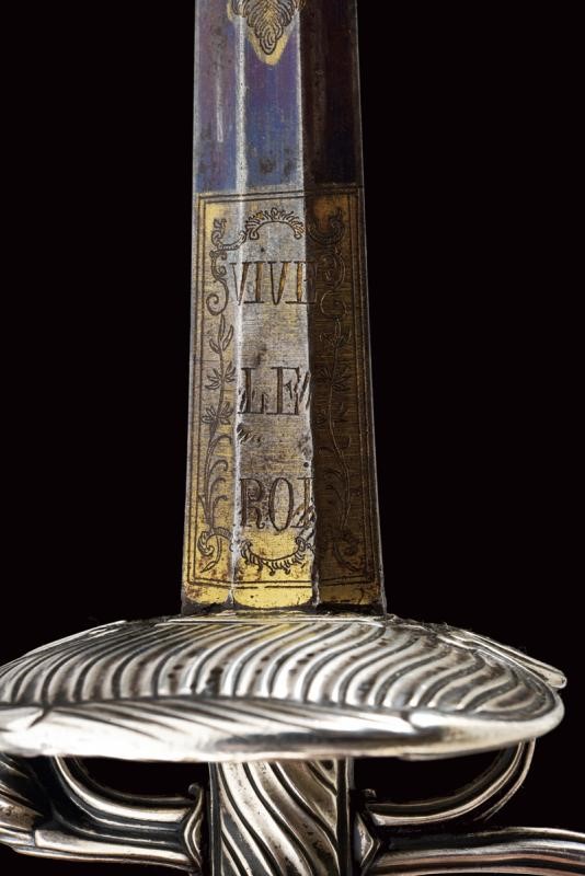 Spadino da ufficiale superiore, modello 1774, Regno di Sardegna