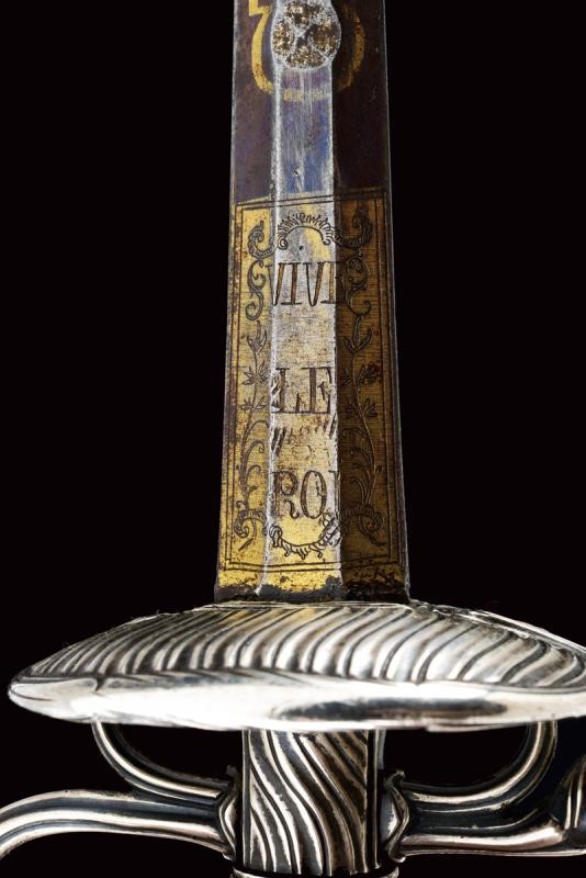 Spadino da ufficiale superiore, modello 1774, Regno di Sardegna
