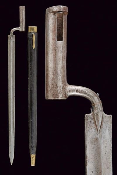 Baionetta a manicotto Mod. 1842 per fucile Kammerbuchse, Austria