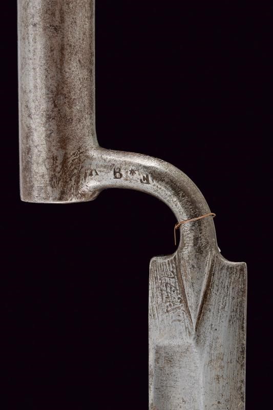 Baionetta a manicotto Mod. 1842 per fucile Kammerbuchse, Austria