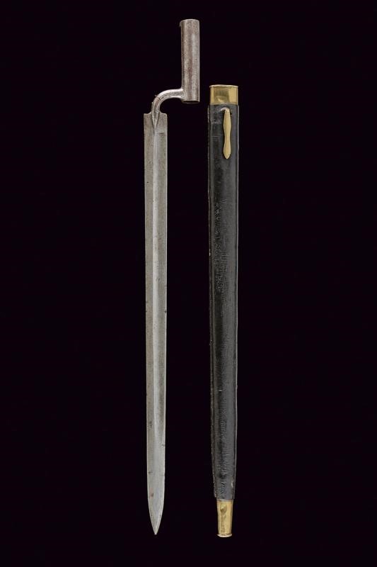 Baionetta a manicotto Mod. 1842 per fucile Kammerbuchse, Austria