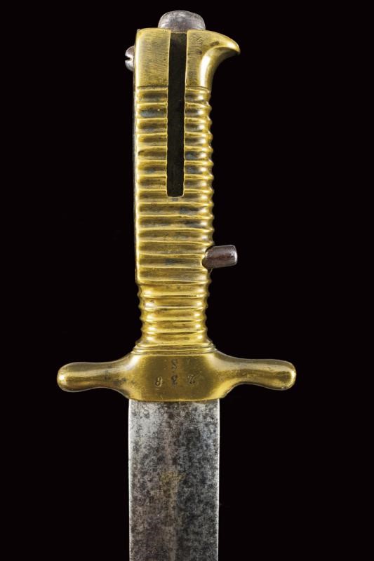 Baionetta Mod. 1843 per moschetto da artiglieri, Regno di Sardegna