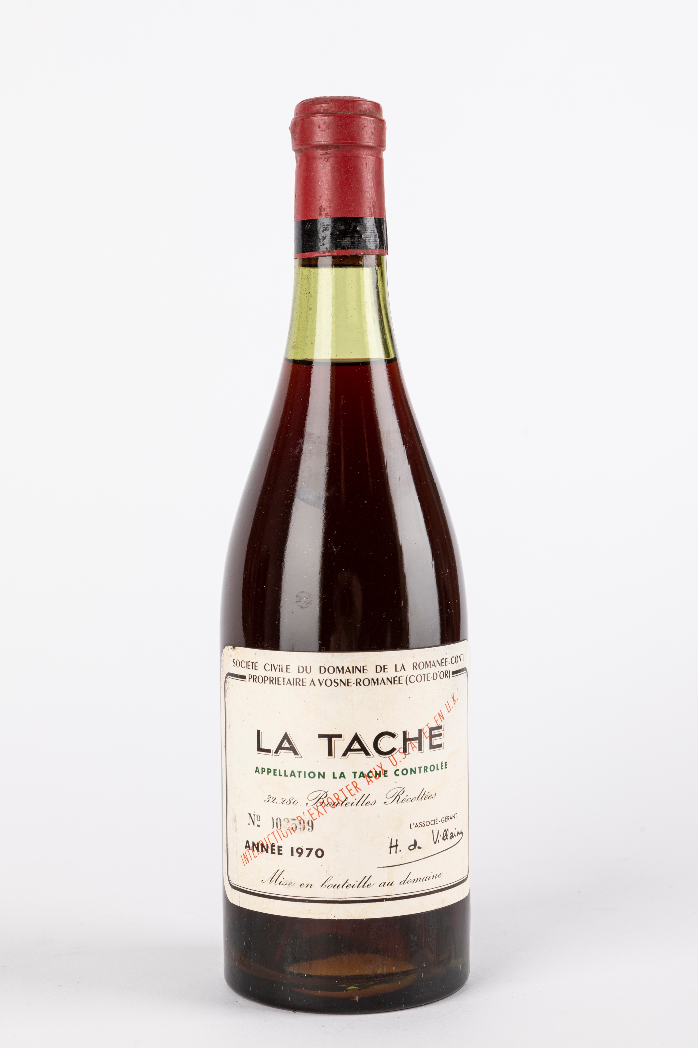 Francia - Domaine De la Romanee Conti la Tache Grand Cru