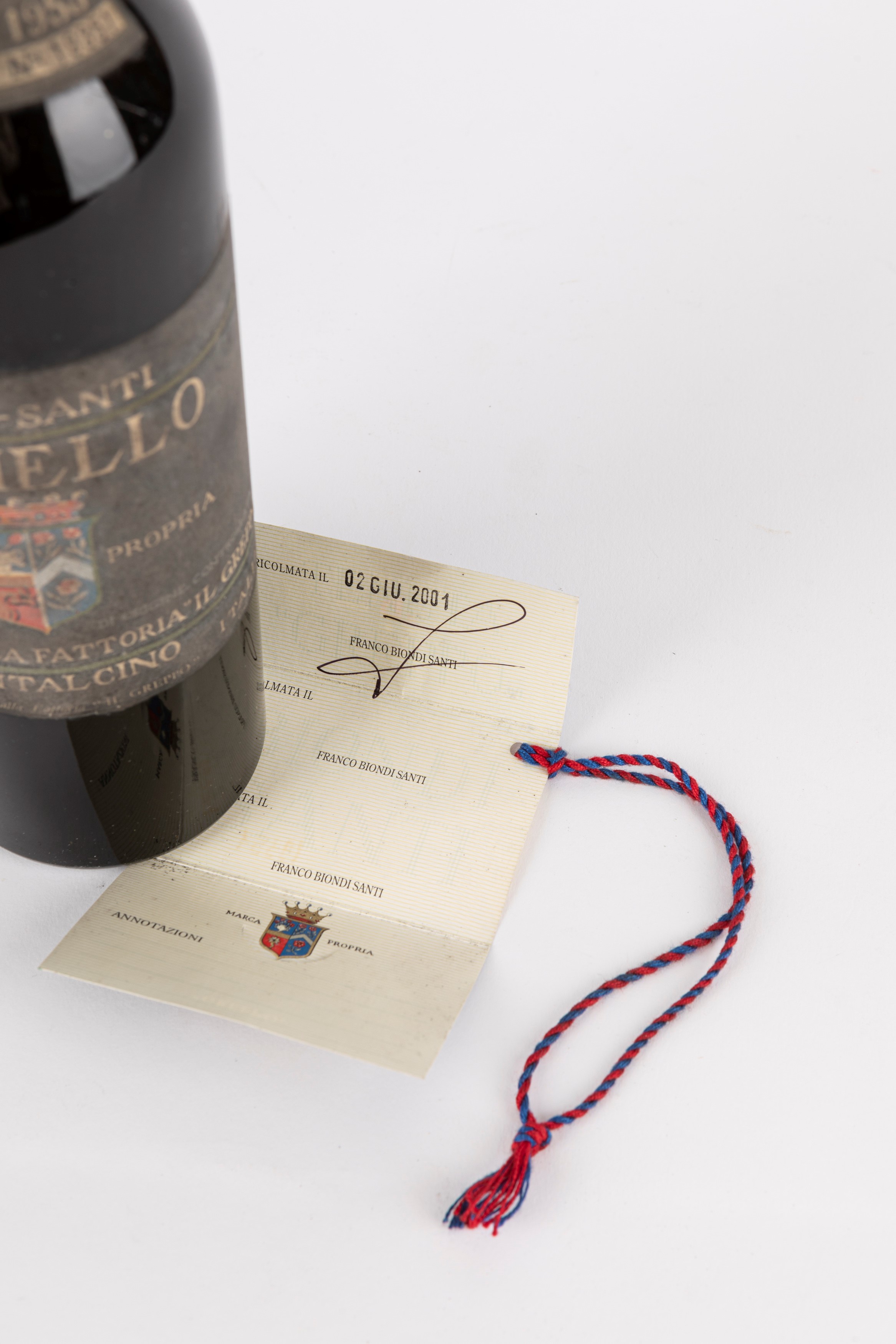 Toscana - Biondi Santi Riserva 1955 - Ricolmata nel 2001