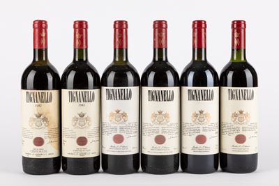 Verticale Tignanello 1982-1988 (6 Bt)