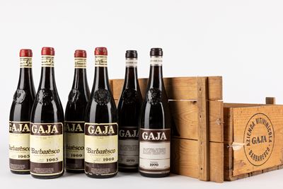 Gaja Barbaresco 1965-1969-1970 (6 Bt)