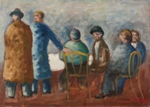 Rosai Ottone - Interno di osteria