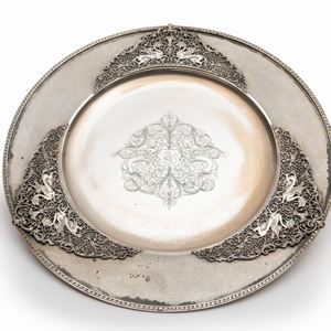 A silver centrepiece, Italy 20th Century