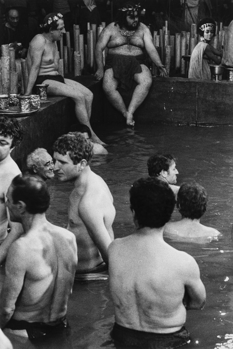 Tazio Secchiaroli - Satyricon - Cinque stampe vintage alla gelatina ai sali d'argento, 1969