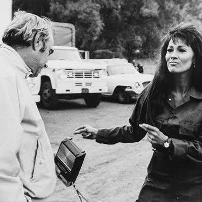Claudia Cardinale e Federico Fellini
