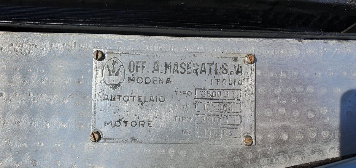 Maserati 3500 G.T. (Carrozzeria Touring)