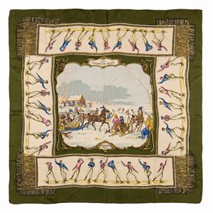 Lot 58 - Hermes 'Lvdovicvs Magnvs' Silk Scarf