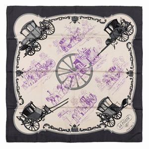 La Poste Silk Twill Scarf