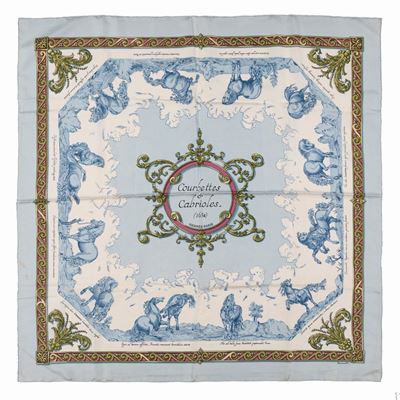Foulard Courbettes Et Cabrioles
