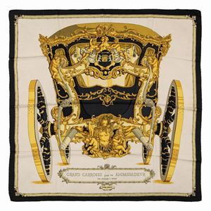 Grand Carrosse pour un Ambassadeur silk twill scarf