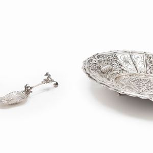 Three silver objects, 19th-20th Century