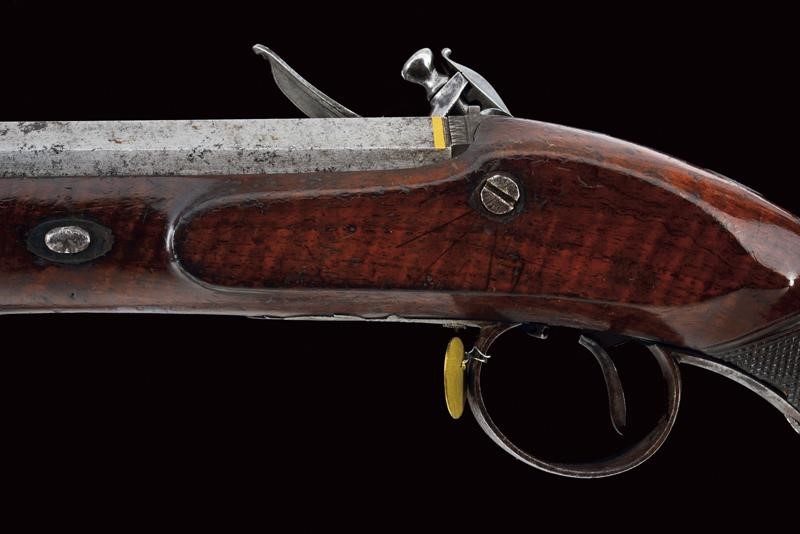 Pistola a Pietra Focaia Firmata Askew